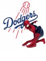 Los Angeles Dodgers Spider Man iron on transfers