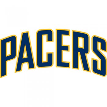 Indiana Pacers Script Logo  Decals Stickers version 2