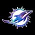 galaxy miami dolphins iron on stickers