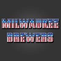 Milwaukee Brewers American Captain Logo decal sticker