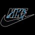 Carolina Panthers nike logo decal sticker