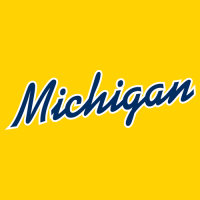 1996-Pres Michigan Wolverines Wordmark Logo Decals Stickers