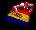 Spiderman MOLDOVA Flag decal sticker