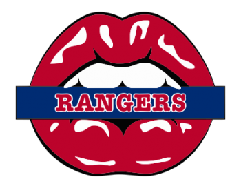 texas rangers script logo iron on transfers