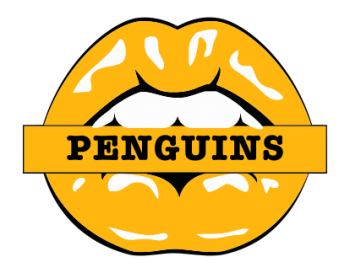 pittsburgh penguins script logo iron on transfers