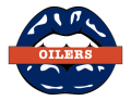 edmonton oilers script logo iron on transfers