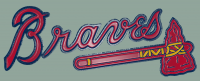 atlanta braves 1990-pres primary plastic effect logo decal sticker