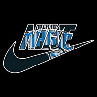 Orlando Magic nike logo decal sticker