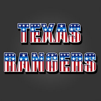 Texas Rangers American Captain Logo decal sticker