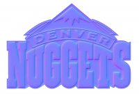 denver nuggets 2009-pres primary colorful embossed logo iron on transfer