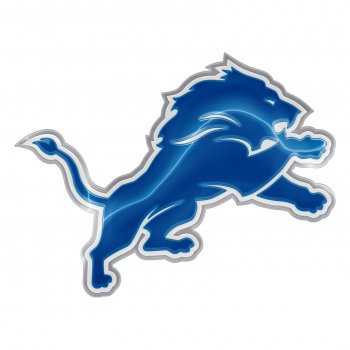 detroit lions crystal logo decal sticker