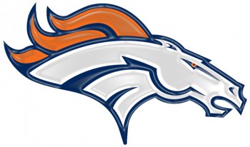 denver broncos 1997-pres primary plastic effect logo decal sticker