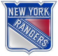 new york rangers 1979-pres primary plastic effect logo decal sticker