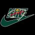 Minnesota Wild nike logo decal sticker