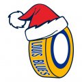 st.louis blues Hockey. louis blues Hockey ball Christmas hat decal sticker