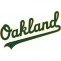 Oakland Athletics Script Logo  Iron-on Stickers (Heat Transfers) version 3