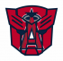 Autobots Los Angeles Angels of Anaheim logo decal sticker