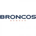 Denver Broncos Script Logo  Decals Stickers version 1