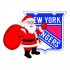 New York Rangers Santa Claus Logo iron on transfer