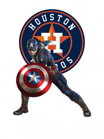 Houston Astros Captain America iron on transfers