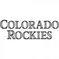 Colorado Rockies Script Logo  Iron-on Stickers (Heat Transfers) version 2