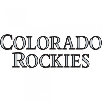 Colorado Rockies Script Logo  Decals Stickers version 2