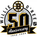 Boston Bruins Anniversary Logo  Iron-on Stickers (Heat Transfers)