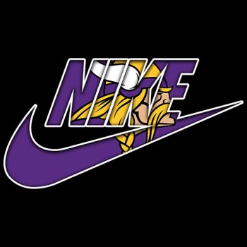 Minnesota Vikings nike logo decal sticker