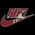 Arizona Coyotes nike logo decal sticker