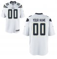 San Diego Chargers Custom Letter and Number Kits For New White Jersey