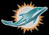 miami dolphins 2013-pres primary plastic effect logo decal sticker