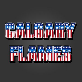 Calgary Flames American Captain Logo decal sticker