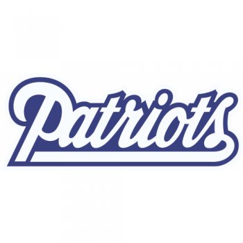 New England Patriots Script Logo  Decals Stickers