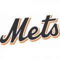 New York Mets Script Logo  Decals Stickers