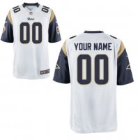 St. Louis Rams Custom Letter and Number Kits For New White Jersey