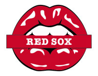 boston red sox script logo iron on transfers