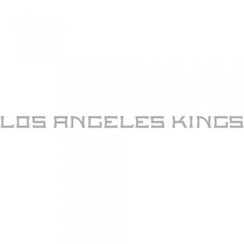 Los Angeles Kings Script Logo  Decals Stickers version 2