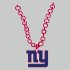 New York Giants necklace logo iron on transfer