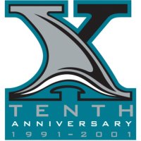 San Jose Sharks Anniversary Logo  Decals Stickers