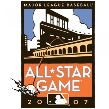 MLB All-Star Game Primary Logo  Iron-on Stickers (Heat Transfers)