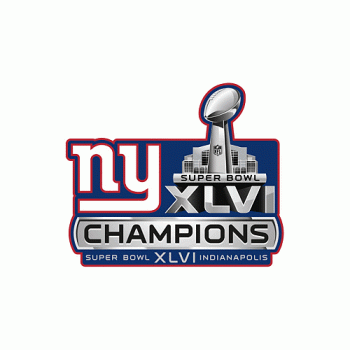 New York Giants 2012 Champion Logo Decals Stickers