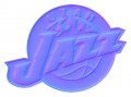 utah jazz 2010-pres primary colorful embossed logo iron on transfer