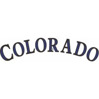 Colorado Rockies Script Logo  Iron-on Stickers (Heat Transfers)