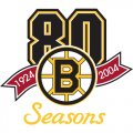 Boston Bruins Anniversary Logo  Iron-on Stickers (Heat Transfers)