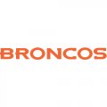 Denver Broncos Script Logo  Decals Stickers version 2