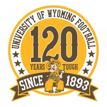 2013 Wyoming Cowboys Anniversary Logo Iron-on Stickers (Heat Transfers)