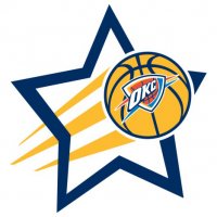 Oklahoma City Thunder Basketball Goal Star decal sticker