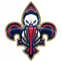 new orleans pelicans crystal logo iron on sticker