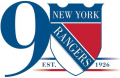 New York Rangers 2017 Anniversary Logo Decals Stickers version 1