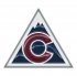 colorado avalanche crystal logo iron on stickers